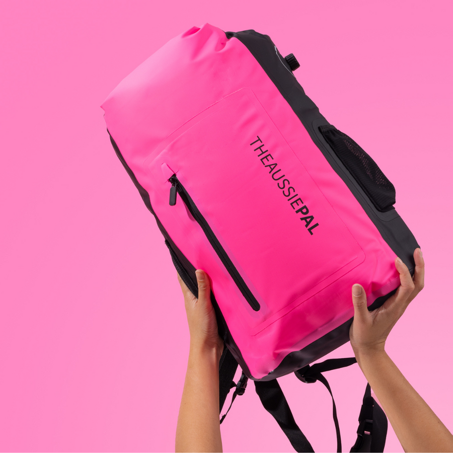 Insulated Cooler Backpack 20L in Pink