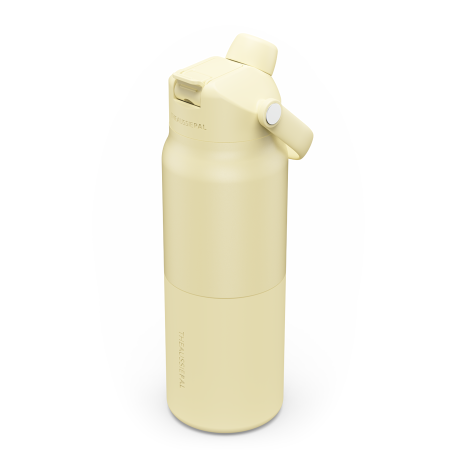 Insulated Bottle 1L in Butter