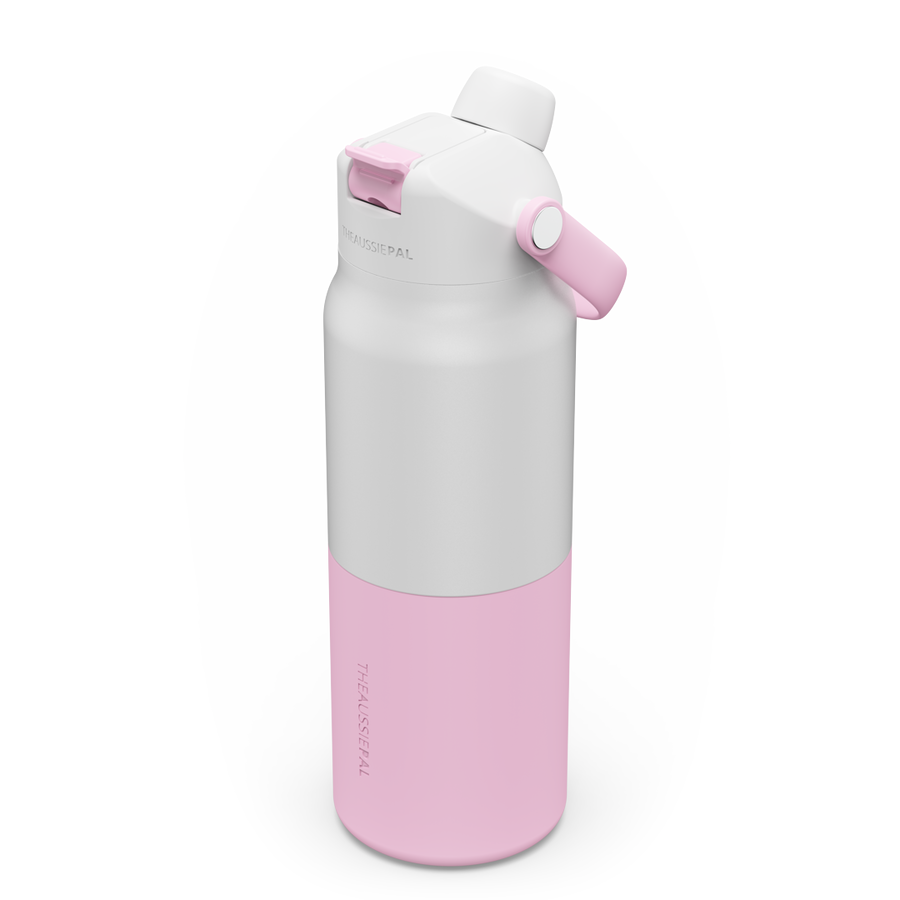 Insulated Bottle 1L in Pink Layers