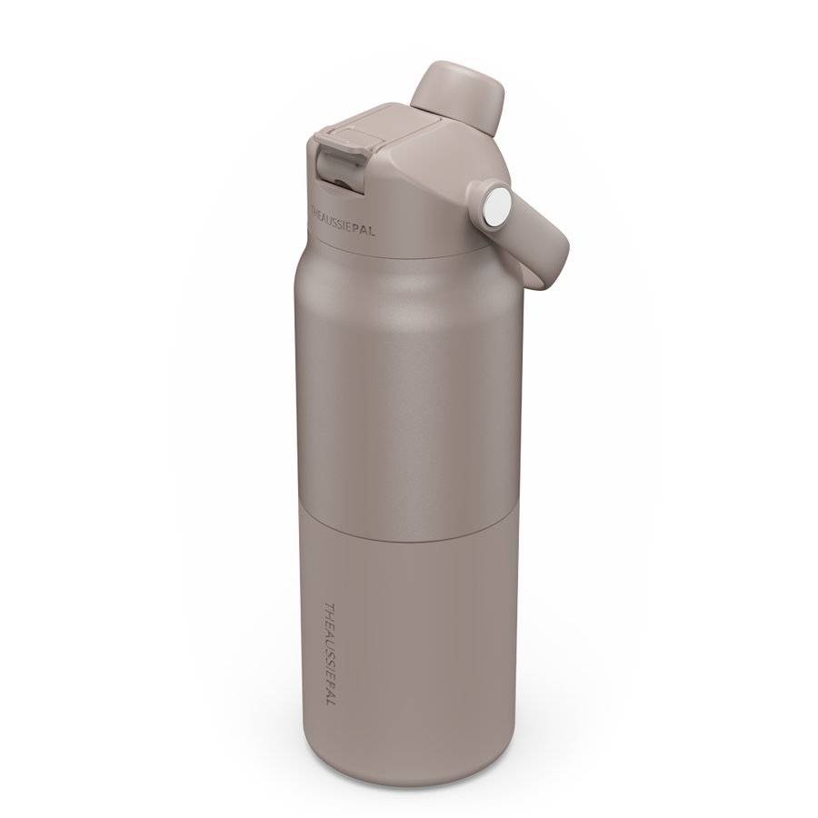 Insulated Bottle 1L in Stone