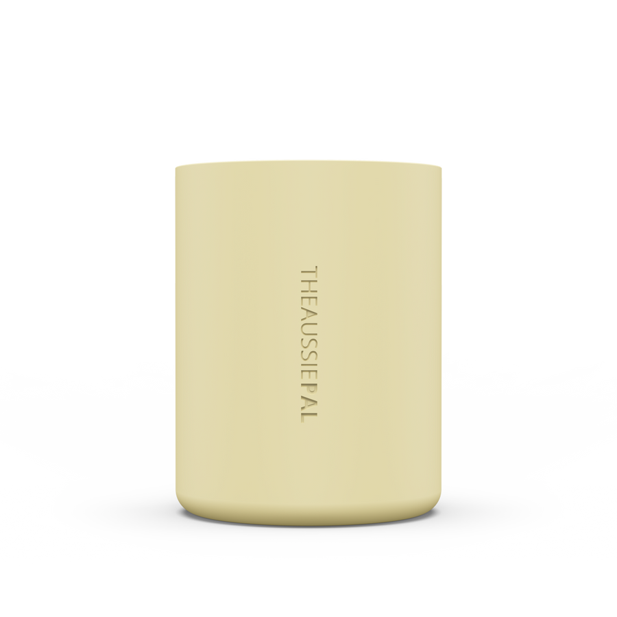 1L Bottle Silicone Grip in Butter