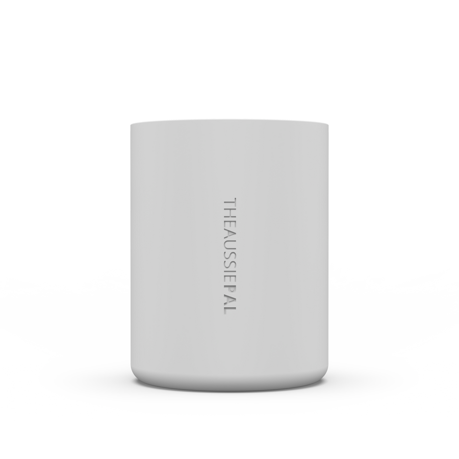 1L Bottle Silicone Grip in White