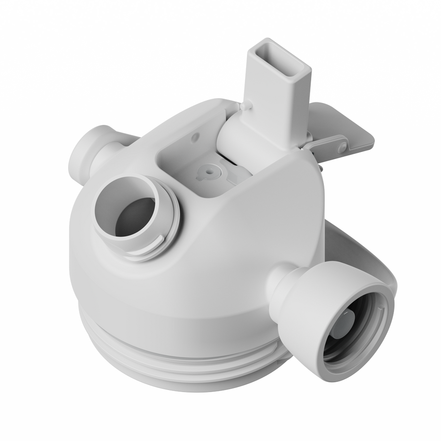 1L & 2L Dual Action - Smart Lid in White