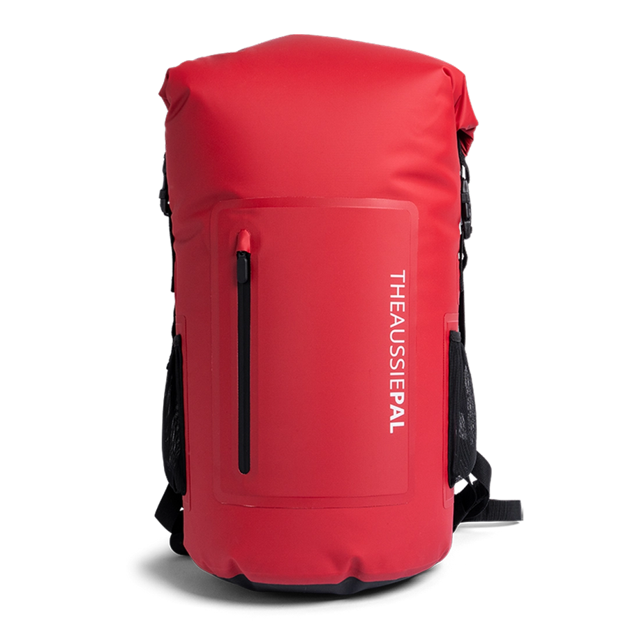 Insulated Cooler Backpack 35L in Red