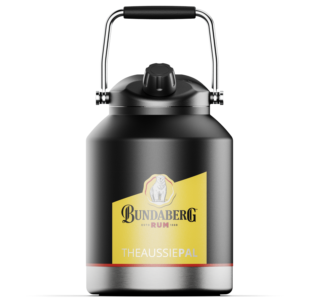 4L Bundaberg Rum Jug — front