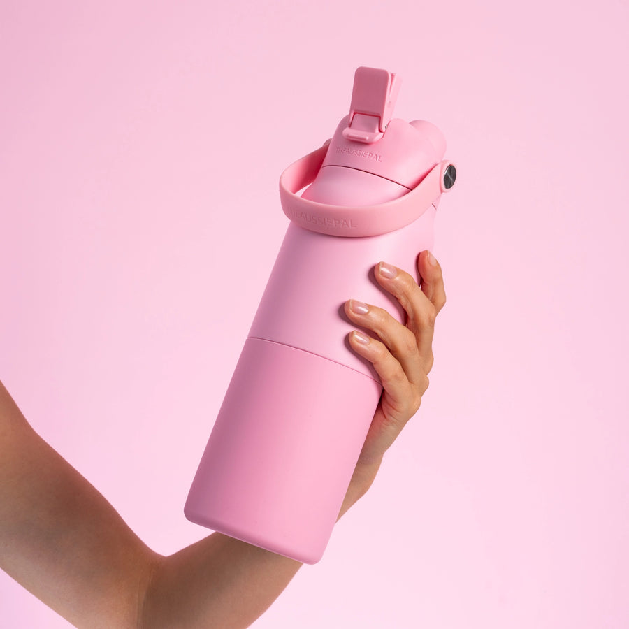 Insulated Bottle 1L in Pink