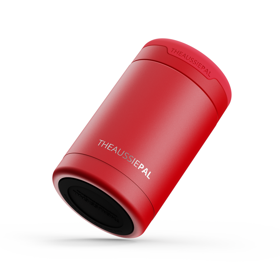 Insulated Stubby Holder in Lifesaver Red