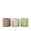 2L Silicone Grip Café Collection 3pk