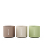2L Silicone Grip Café Collection 3pk