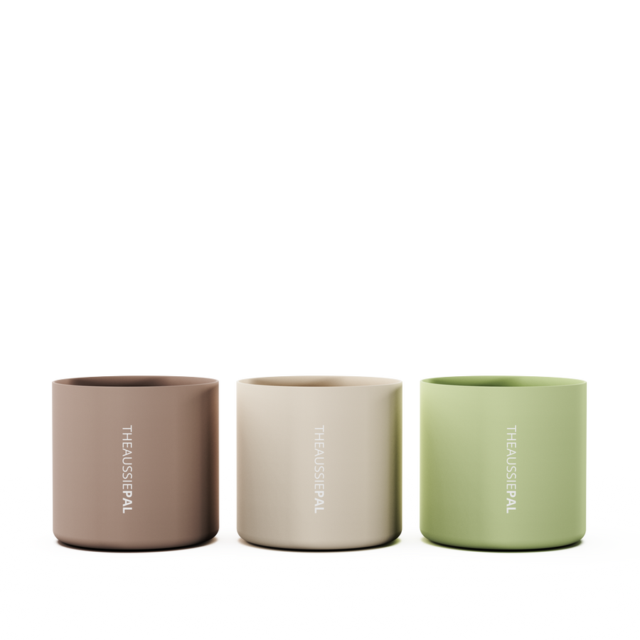 2L Silicone Grip Café Collection 3pk
