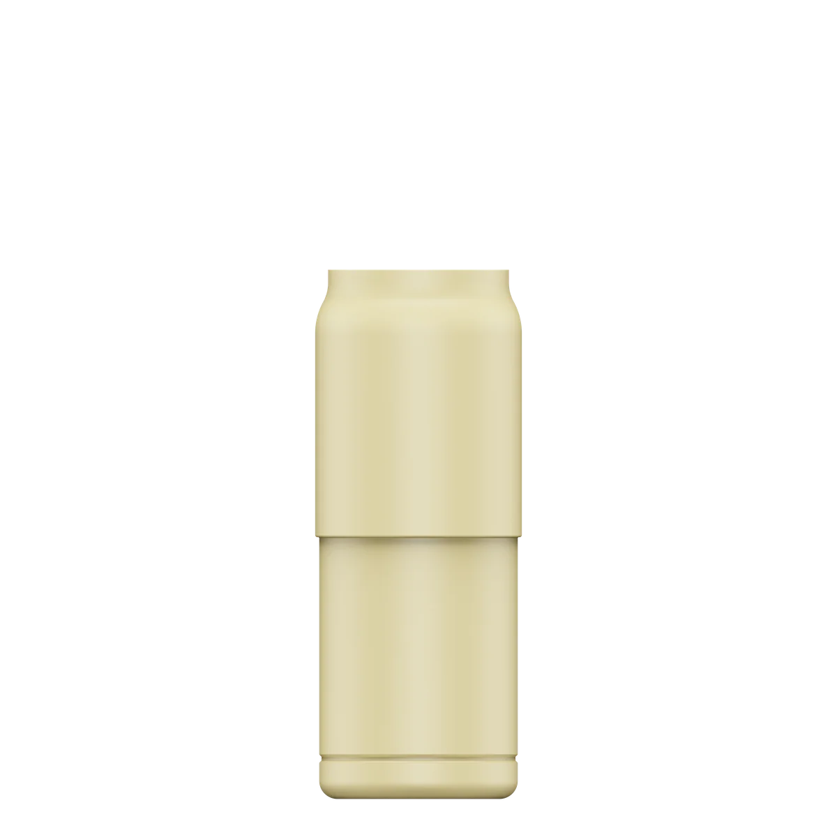 1L bottle in Butter with a Teal grip